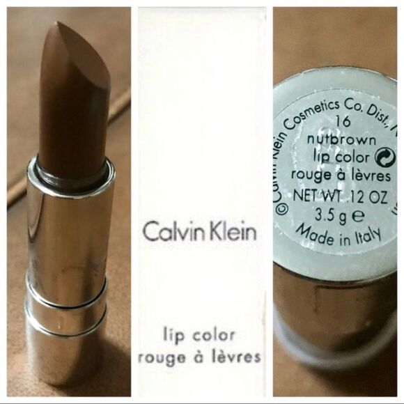 Calvin Klein Lipstick in Nutbrown made in Italy - Picture 1 of 5